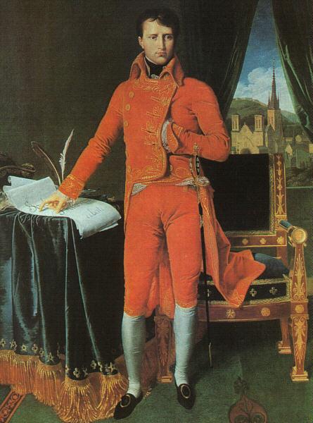 Jean-Auguste Dominique Ingres Bonaparte as First Consul oil painting image